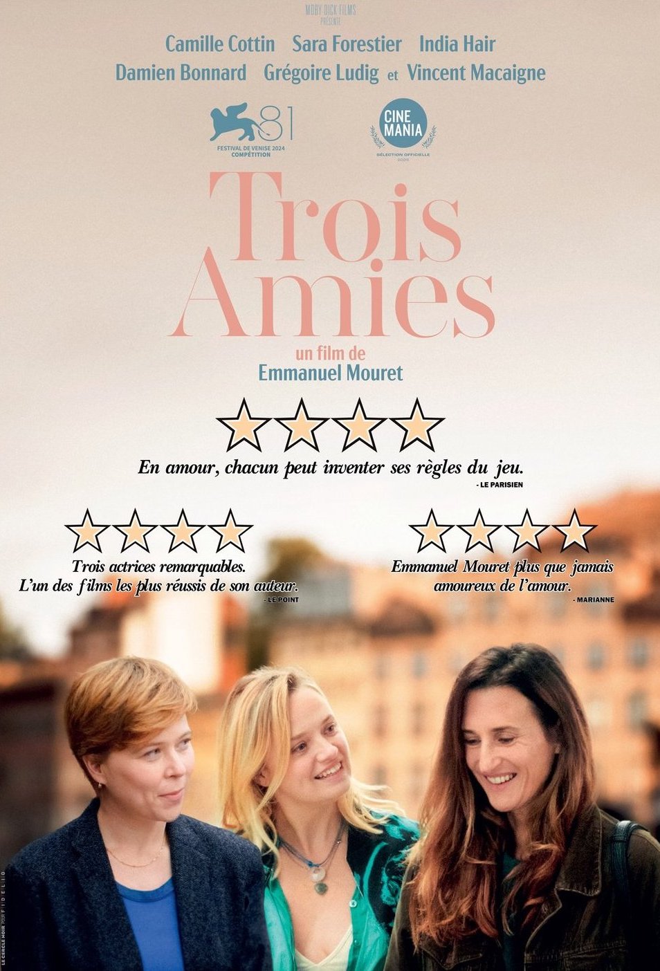 L'affiche du film Trois amies